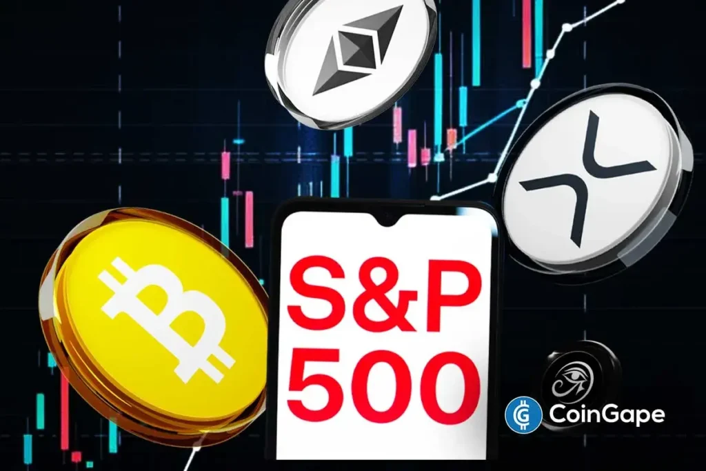 BTC Hovers $77K, ETH Tops $2.4K, XRP Surges as S&P 500 Hits ATH, and RAVE Jumps 50%