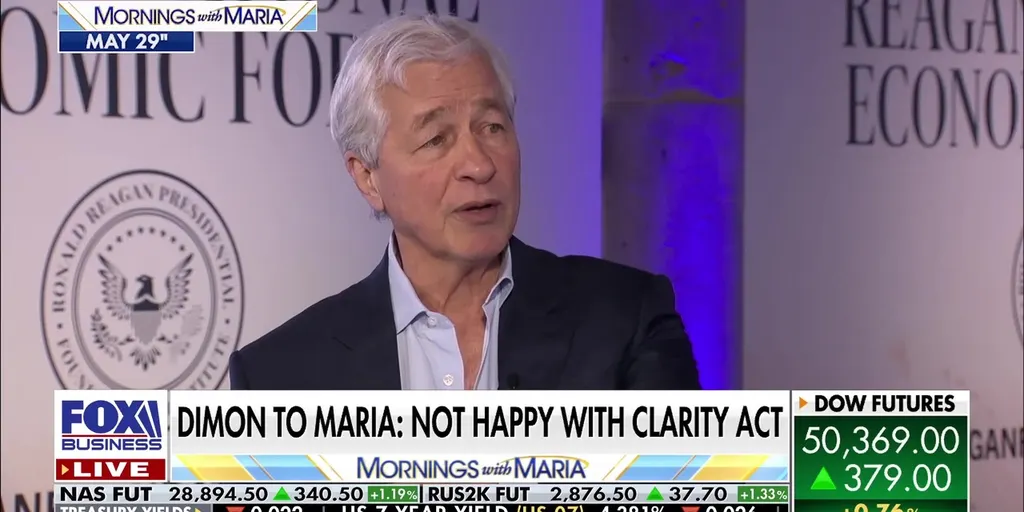 Coinbase CEO sad to hear Jamie Dimon’s crypto take on CLARITY Act