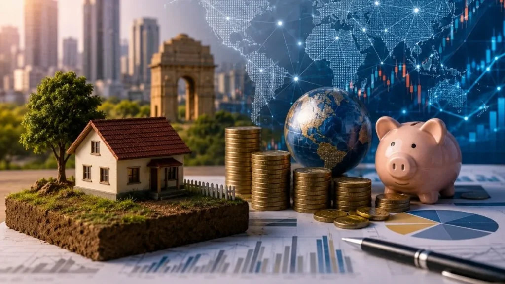 Real estate remains preferred wealth builder for Indians; financial assets form 25.8% of household wealth: Report – Business News