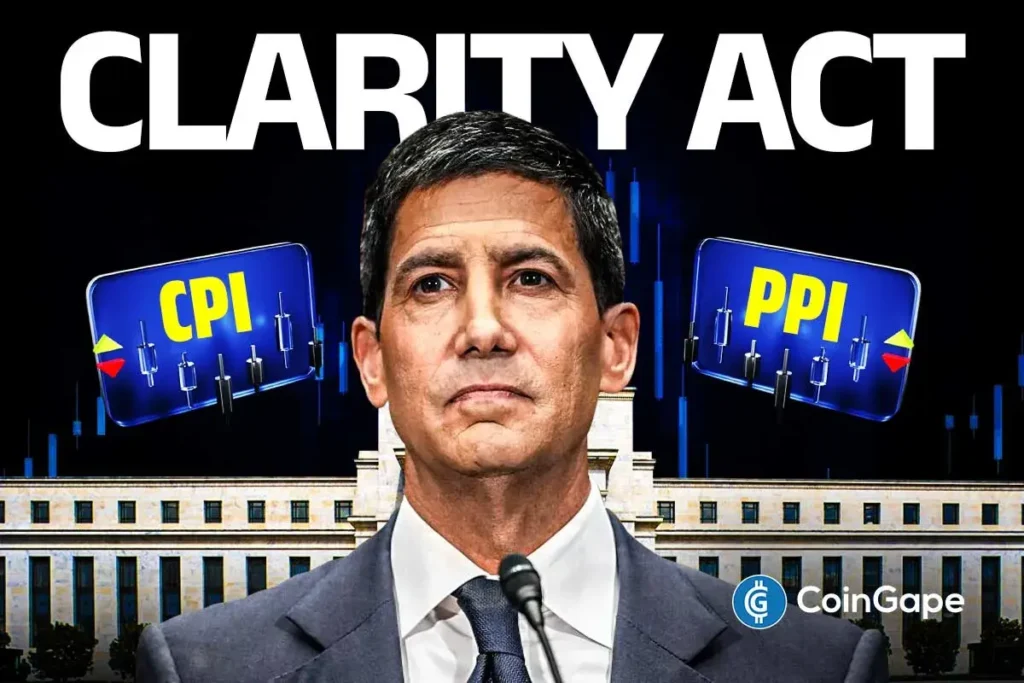 CLARITY Act, Fed’s Kevin Warsh To Testify, CPI & PPI Data In Focus
