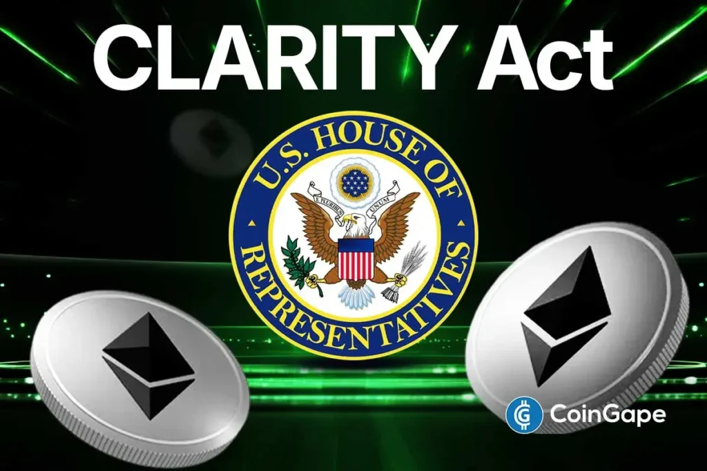 Ethereum Prediction as US House Chair Says CLARITY Act Could Pass Next Week
